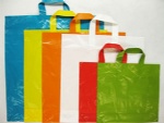 Color PE handle carrier bags